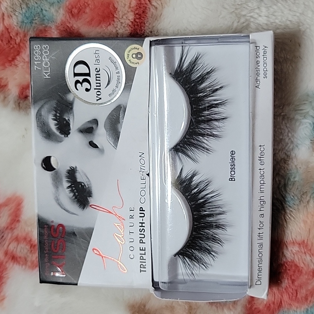 Kiss lash contour triple push-up collection  brassiere